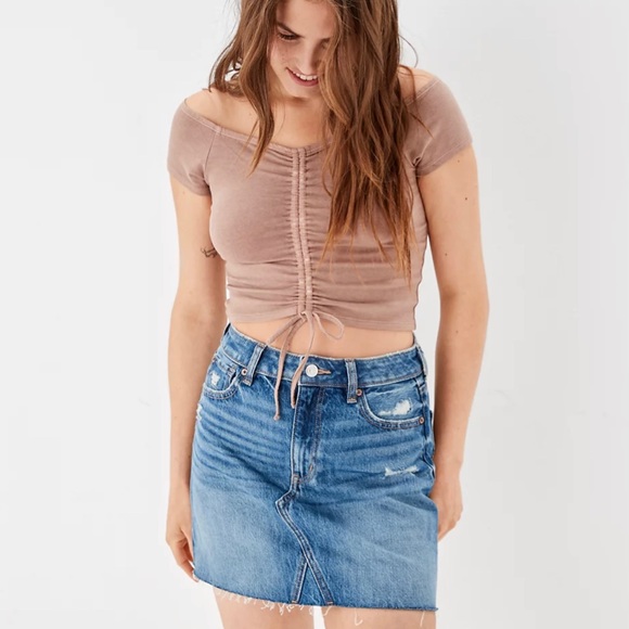 🌟 AE '90s High-Waisted Mini Skirt🌟 - Picture 1 of 4